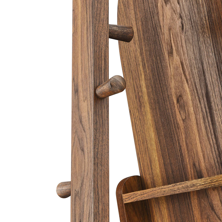 Katriel Standing Mirror in Walnut