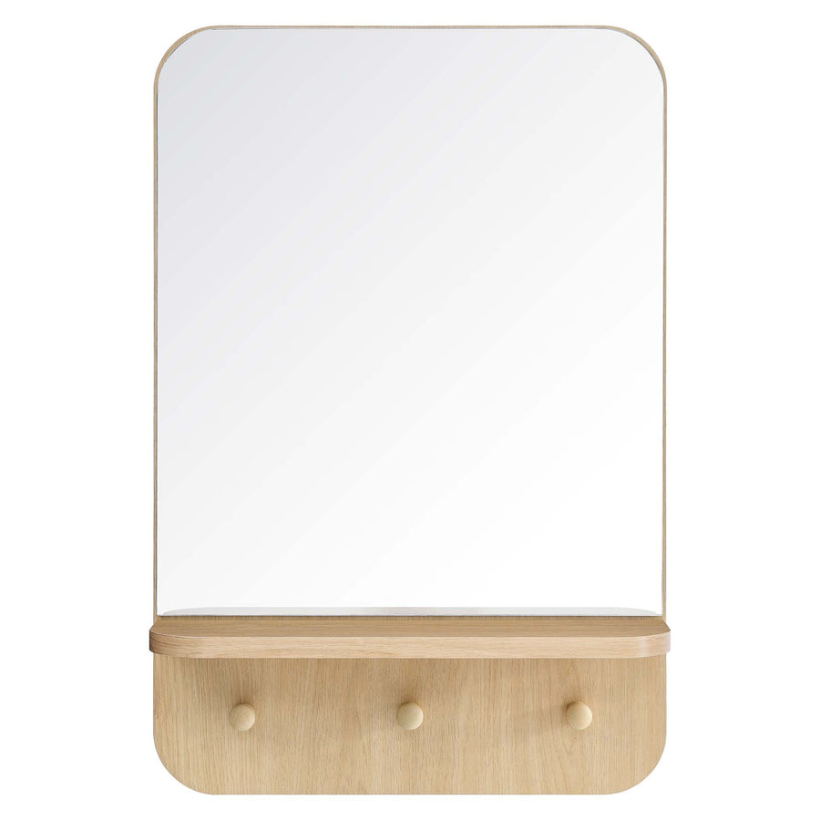 Pals Mirror in Oak