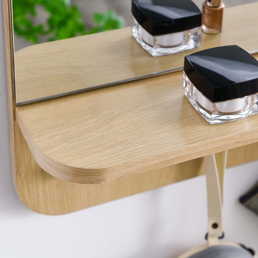 Pals Mirror in Oak