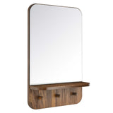 Pals Mirror in Walnut