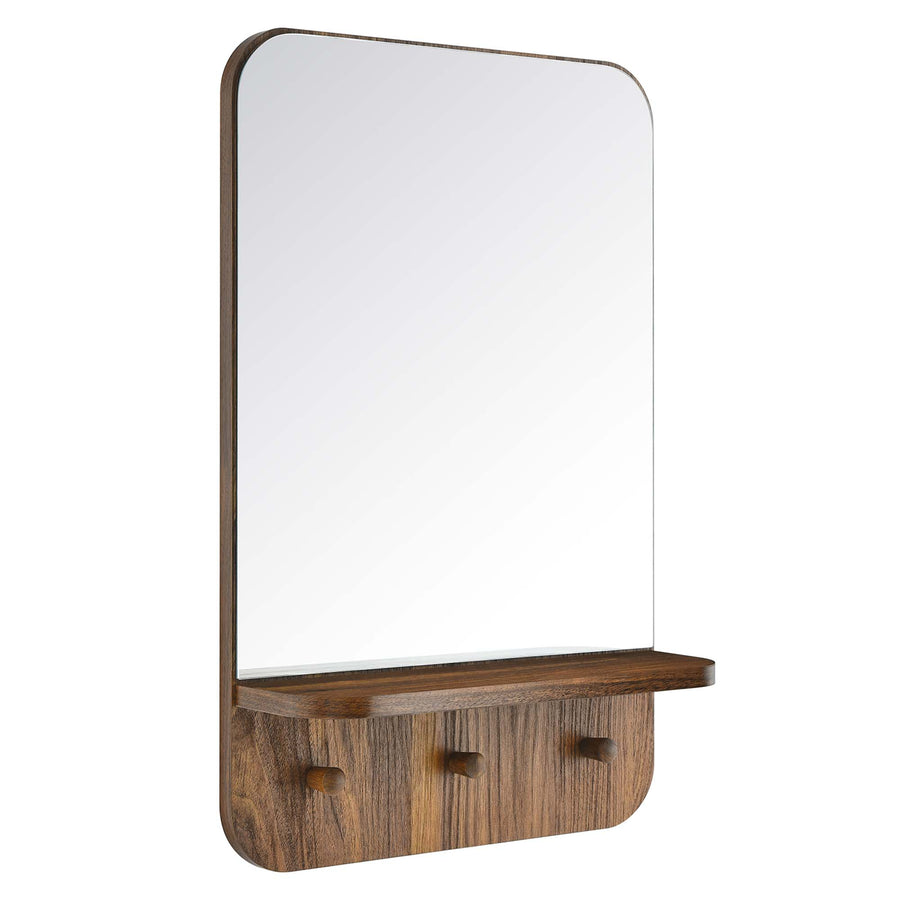 Pals Mirror in Walnut