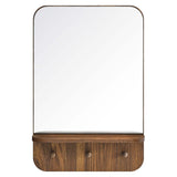 Pals Mirror in Walnut