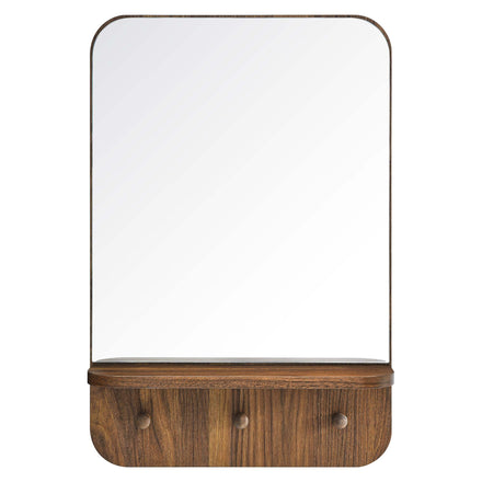 Lumina Mirror in Walnut