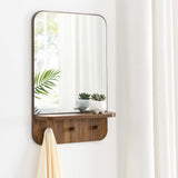 Pals Mirror in Walnut