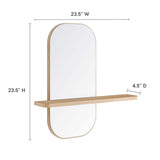 Ursa Mirror in Oak