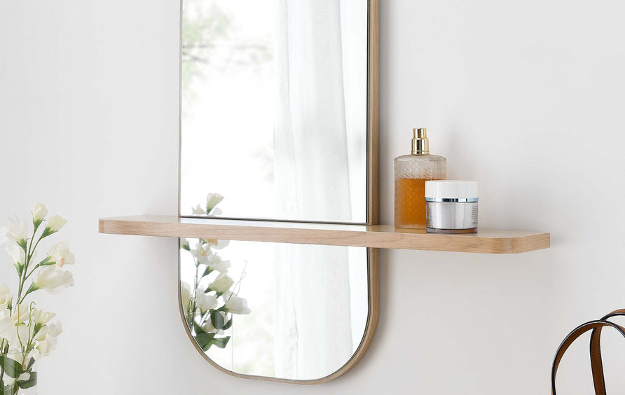 Ursa Mirror in Oak