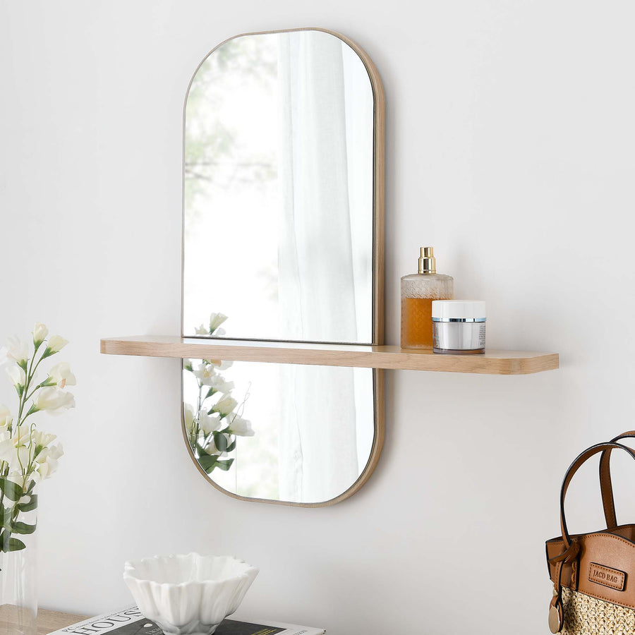 Ursa Mirror in Oak