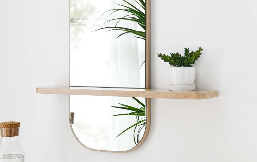 Ursa Mirror in Oak