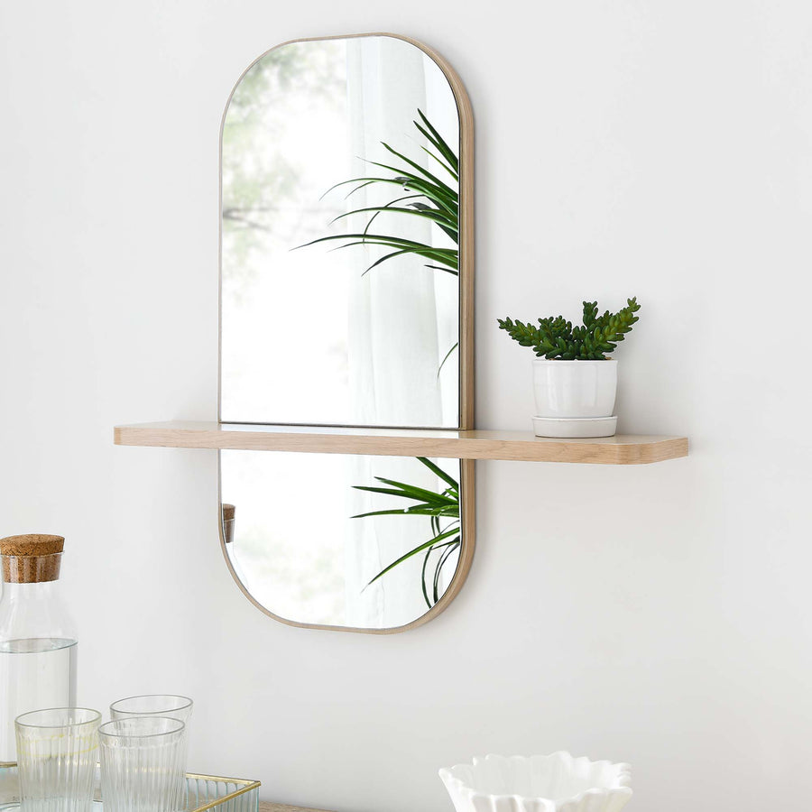 Ursa Mirror in Oak