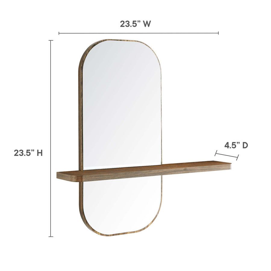 Ursa Mirror in Walnut