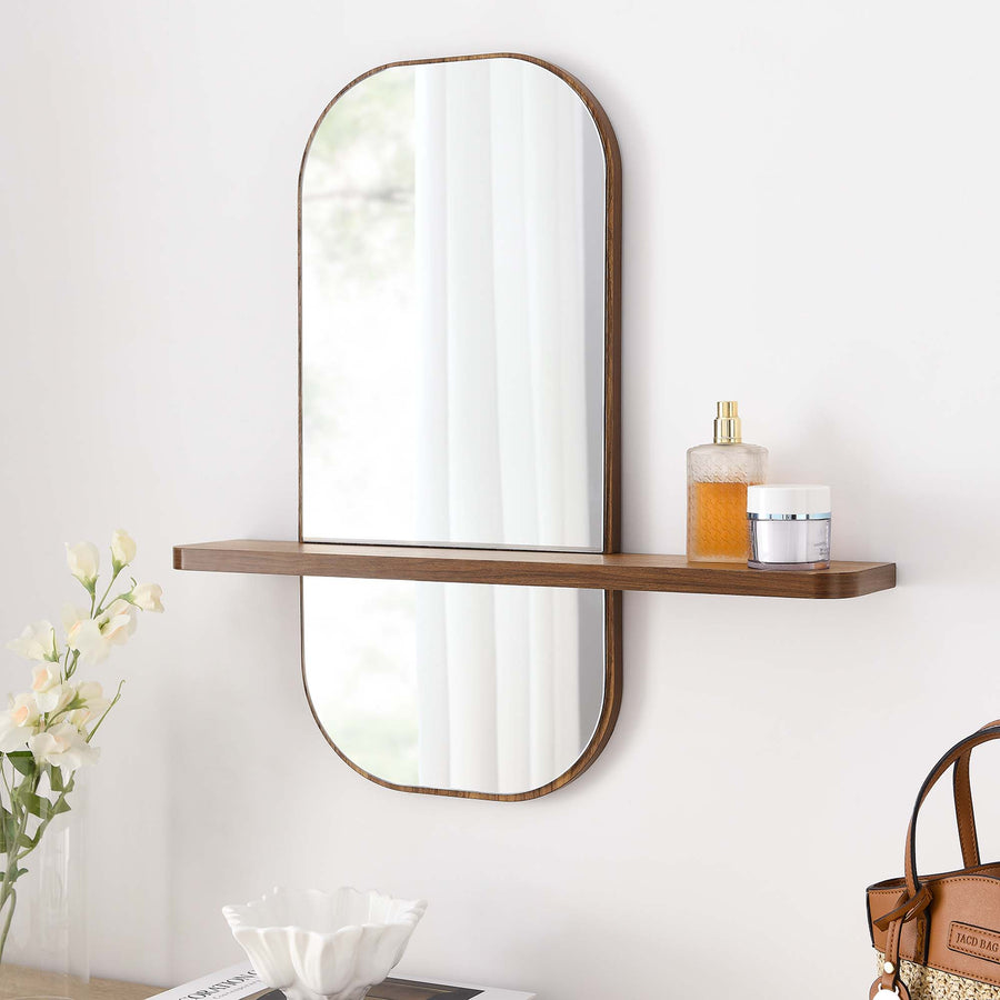 Ursa Mirror in Walnut