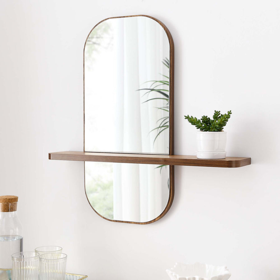 Ursa Mirror in Walnut