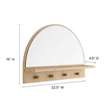 Calatanazor Arched Mirror in Oak