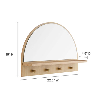 Moonbeam Arched Mirror by Furniture For America