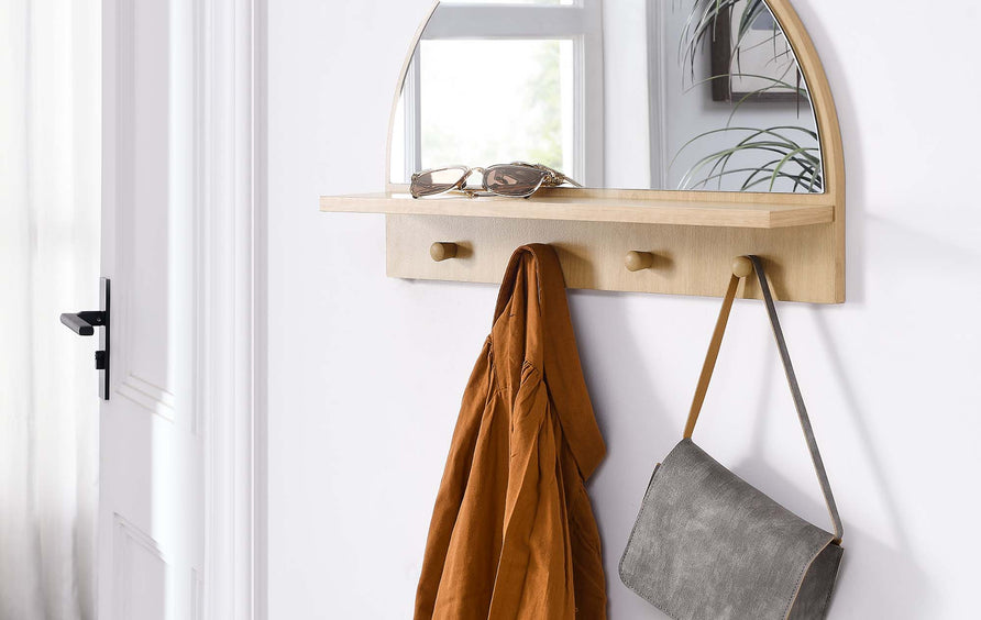 Calatanazor Arched Mirror in Oak