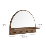 Calatanazor Arched Mirror in Walnut