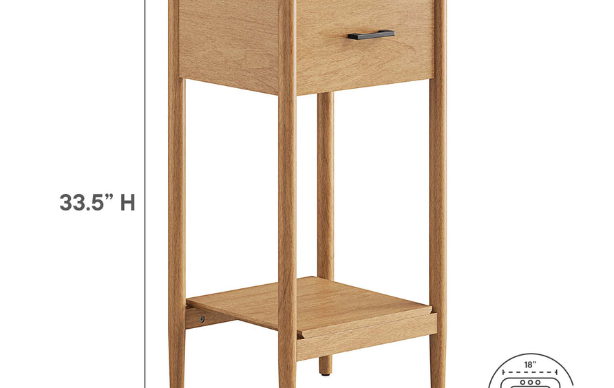 Quill 18" Bathroom Vanity Cabinet (Sink Basin Not Included) in Natural