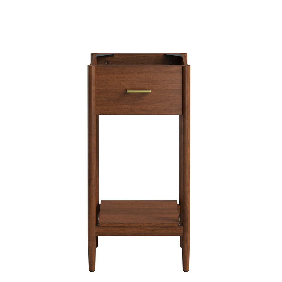Quill 18" Bathroom Vanity Cabinet (Sink Basin Not Included) in Walnut