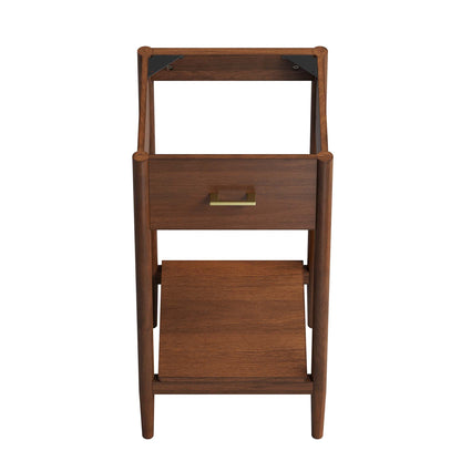 Zaire 18" Bathroom Vanity Cabinet (Sink Basin Not Included) by Furniture For America