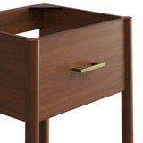 Quill 18" Bathroom Vanity Cabinet (Sink Basin Not Included) in Walnut