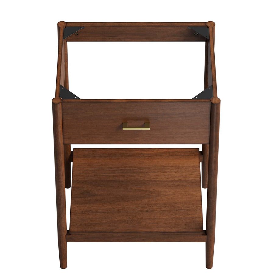 Quill 24" Bathroom Vanity Cabinet (Sink Basin Not Included) in Walnut