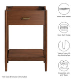 Quill 24" Bathroom Vanity Cabinet (Sink Basin Not Included) in Walnut