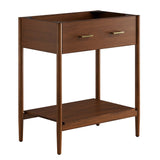 Quill 30" Bathroom Vanity Cabinet (Sink Basin Not Included) in Walnut