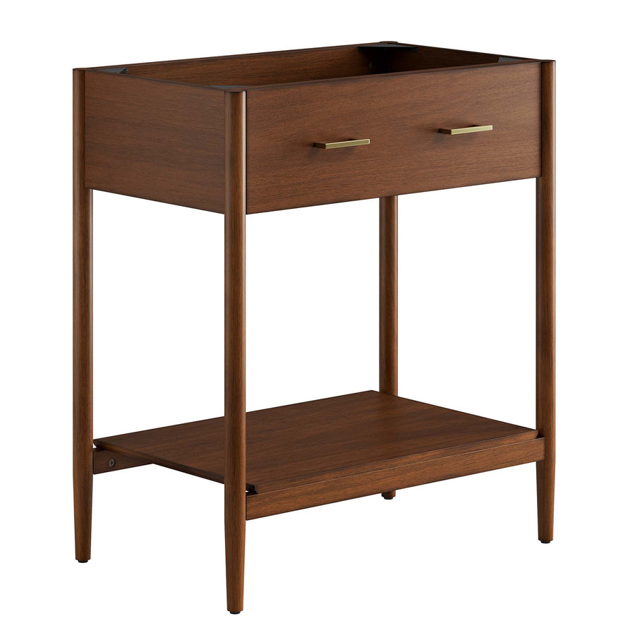 Quill 30" Bathroom Vanity Cabinet (Sink Basin Not Included) in Walnut