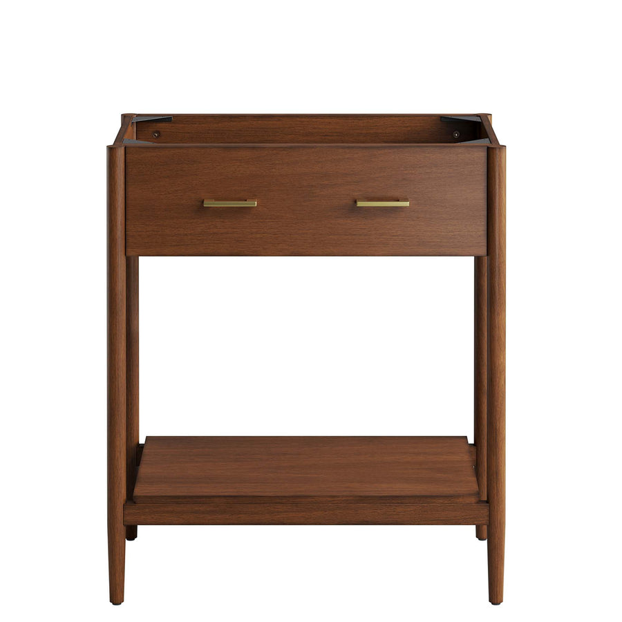 Quill 30" Bathroom Vanity Cabinet (Sink Basin Not Included) in Walnut