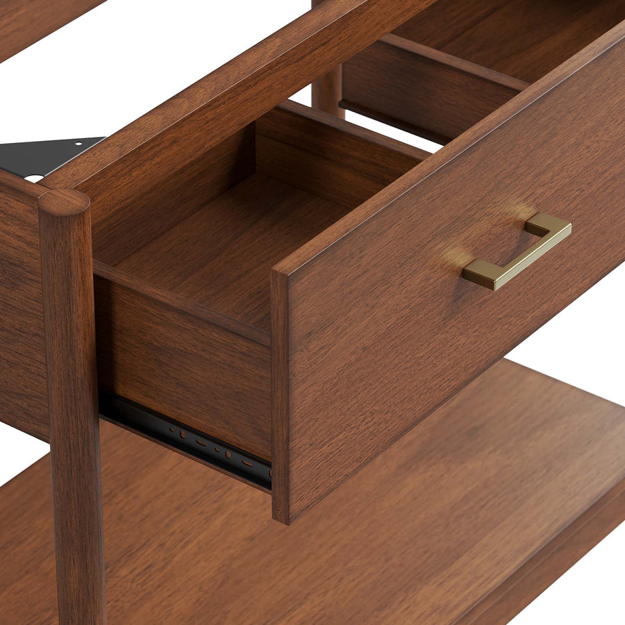 Quill 36" Bathroom Vanity Cabinet (Sink Basin Not Included) in Walnut