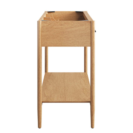 Zaire 48" Single Sink Compatible Bathroom Vanity Cabinet (Sink Basin Not Included) in Natural