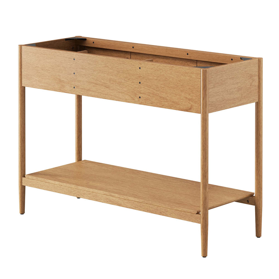 Quill 48" Single Sink Compatible Bathroom Vanity Cabinet (Sink Basin Not Included) in Natural