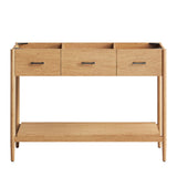 Quill 48" Single Sink Compatible Bathroom Vanity Cabinet (Sink Basin Not Included) in Natural