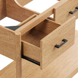 Quill 48" Single Sink Compatible Bathroom Vanity Cabinet (Sink Basin Not Included) in Natural