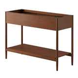 Quill 48" Single Sink Compatible Bathroom Vanity Cabinet (Sink Basin Not Included) in Walnut