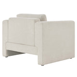 Hjo Fabric Armchair in Ivory