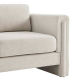 Hjo Fabric Armchair in Ivory