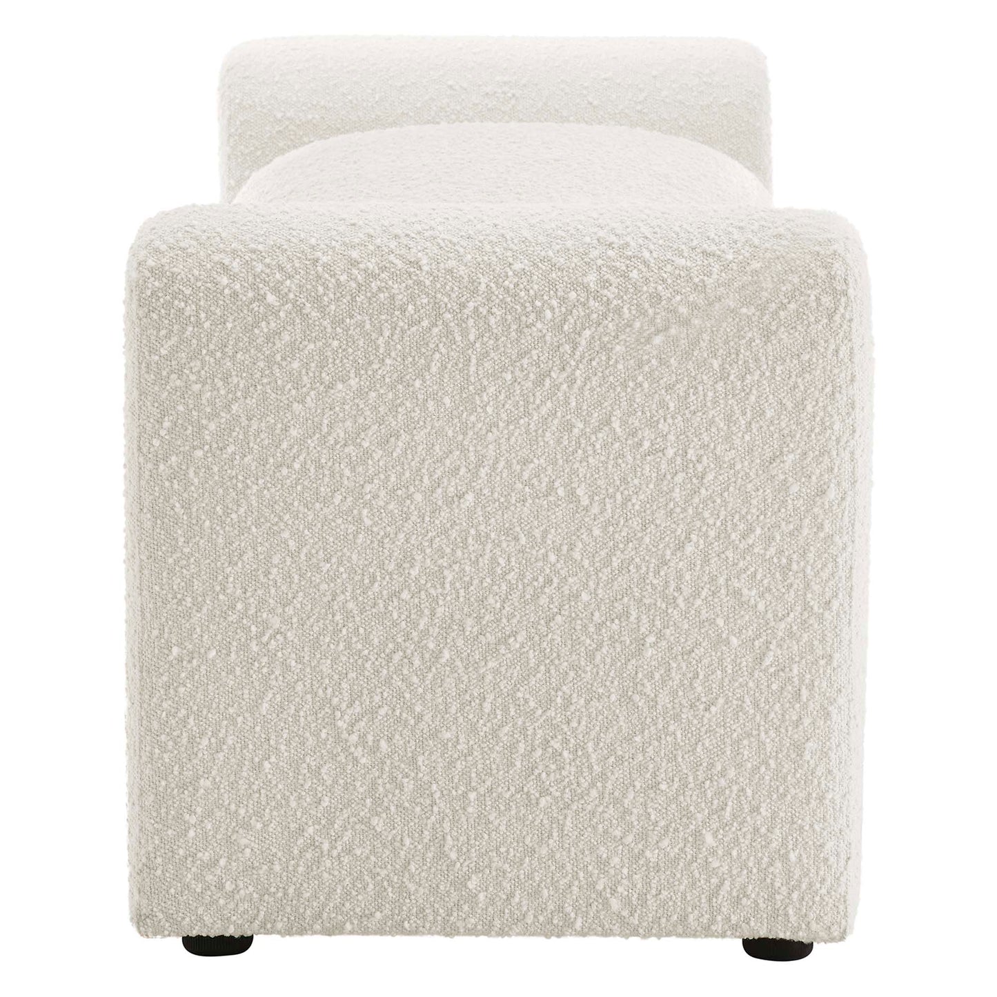 Waverly Boucle Fabric Bench by Furniture For America