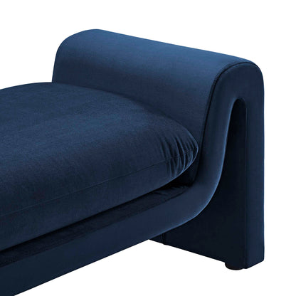 Waverly Performance Velvet Bench by Furniture For America