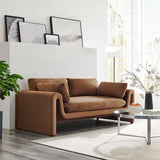 Bloom Performance Velvet Sofa in Brown