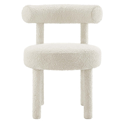 Toulouse Boucle Fabric Dining Chair by Furniture for America