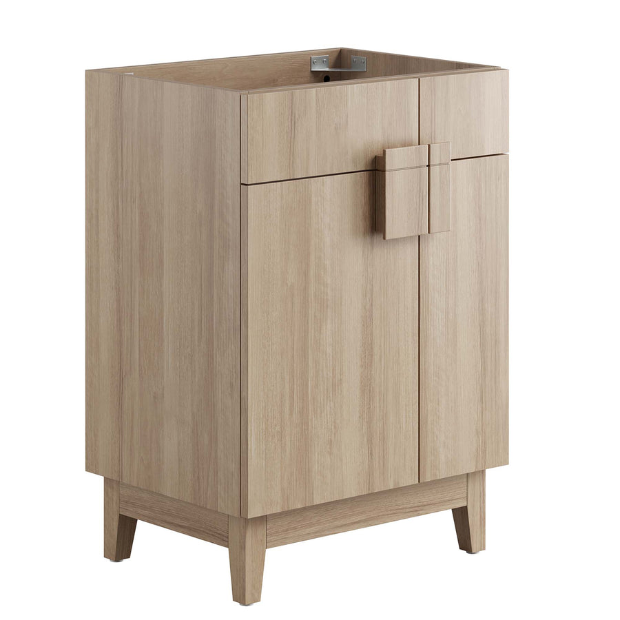 Summit 24" Bathroom Vanity Cabinet (Sink Basin Not Included) in Oak