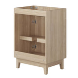 Summit 24" Bathroom Vanity Cabinet (Sink Basin Not Included) in Oak