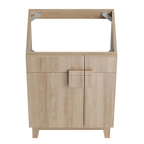 Summit 24" Bathroom Vanity Cabinet (Sink Basin Not Included) in Oak
