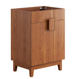 Summit 24" Bathroom Vanity Cabinet (Sink Basin Not Included) in Walnut