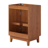 Summit 24" Bathroom Vanity Cabinet (Sink Basin Not Included) in Walnut