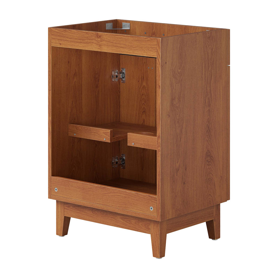 Summit 24" Bathroom Vanity Cabinet (Sink Basin Not Included) in Walnut