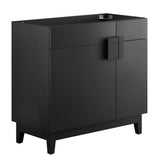 Summit 36" Bathroom Vanity Cabinet (Sink Basin Not Included) in Black