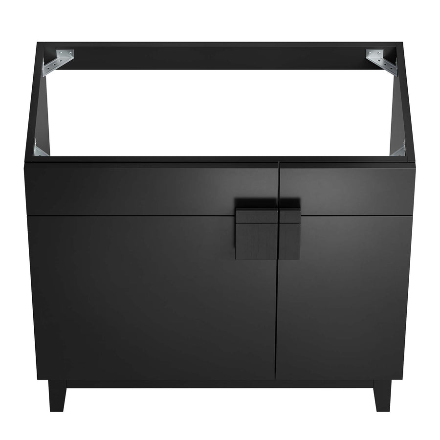 Summit 36" Bathroom Vanity Cabinet (Sink Basin Not Included) in Black