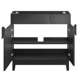 Summit 36" Bathroom Vanity Cabinet (Sink Basin Not Included) in Black